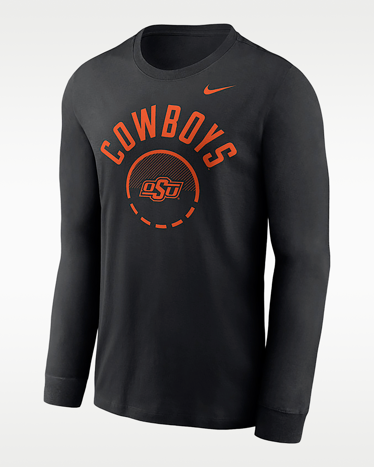Мужская футболка Oklahoma State Basketball Shoot Around Legend Nike Dri-FIT College Long-Sleeve для баскетбола