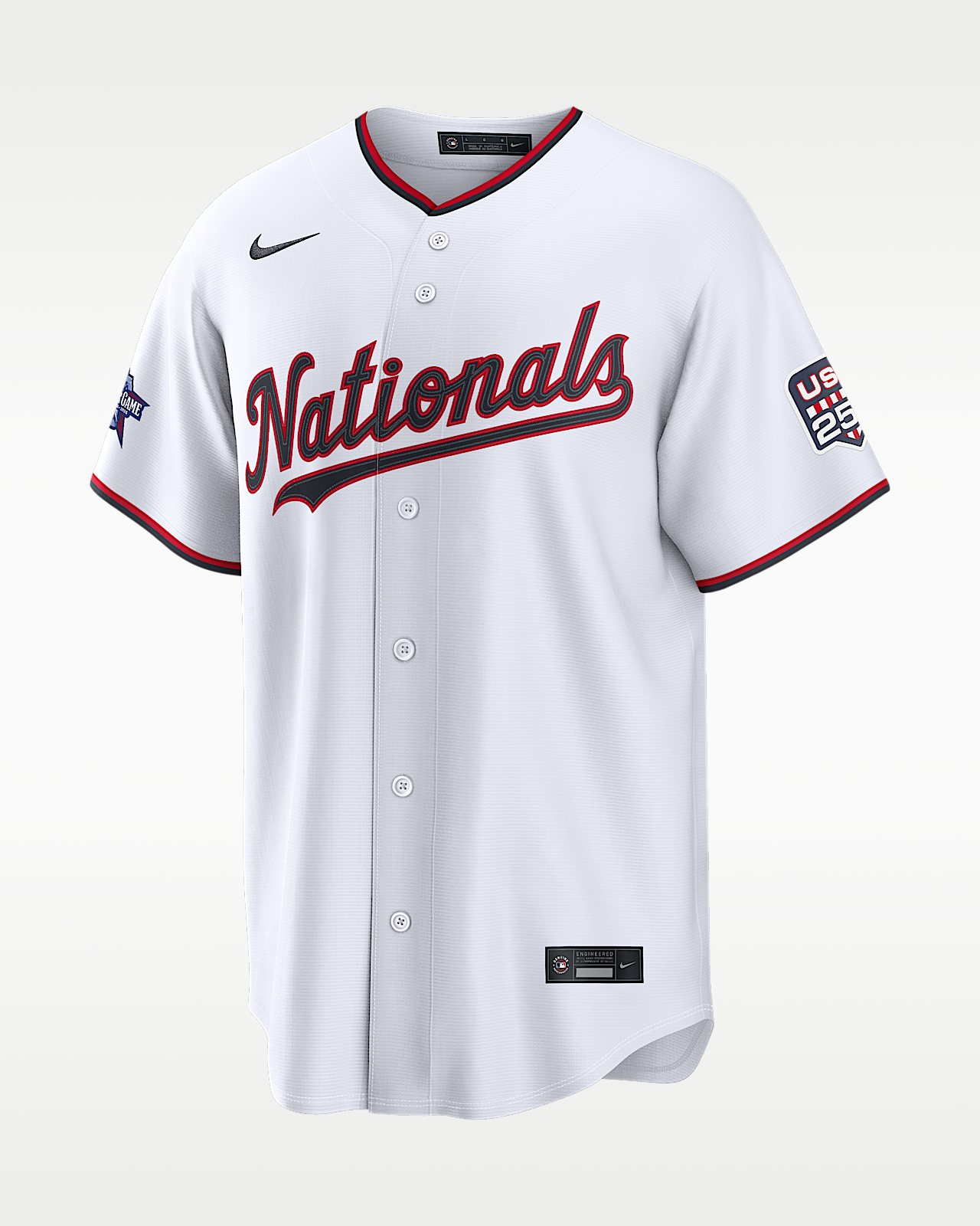 Мужские джерси CJ Abrams Washington Nationals 2026 All-Star Game Nike MLB Stadium Jersey