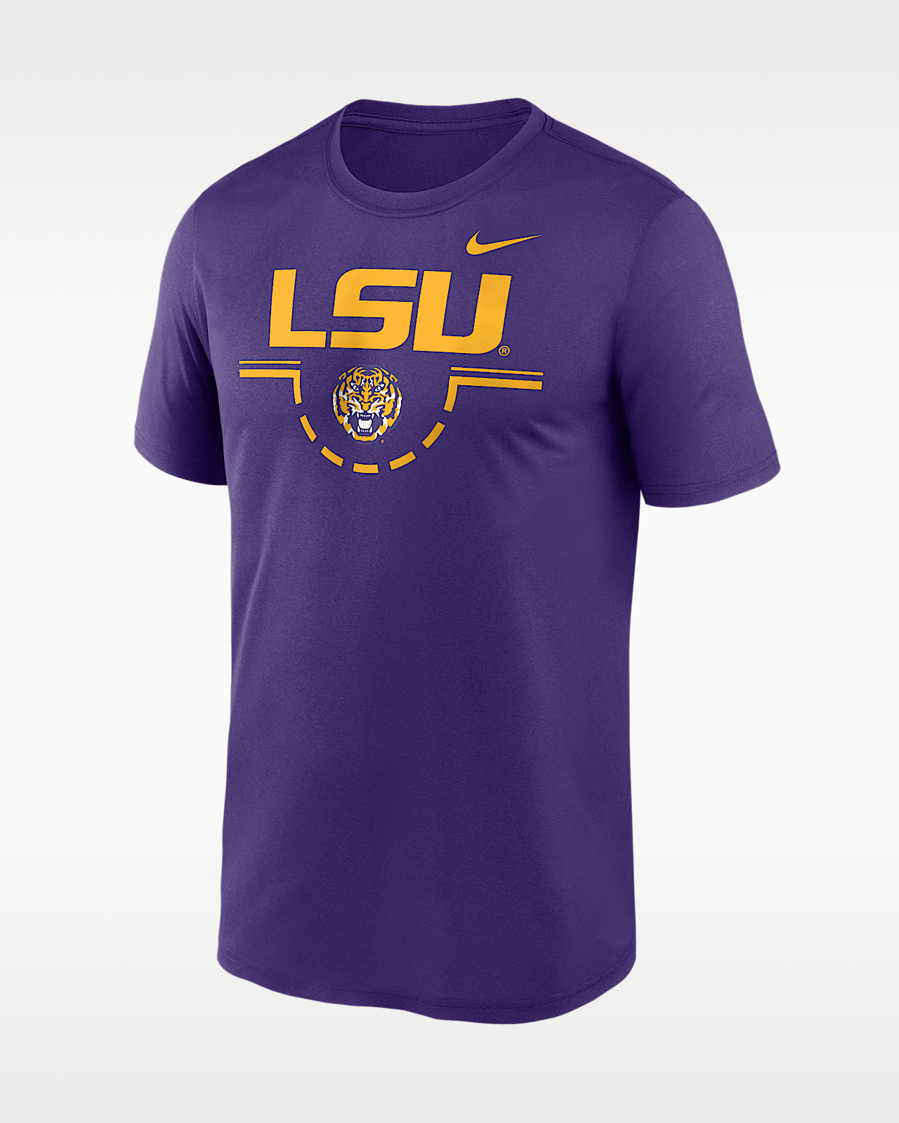 Мужская футболка LSU Courtside Nike Dri-FIT College