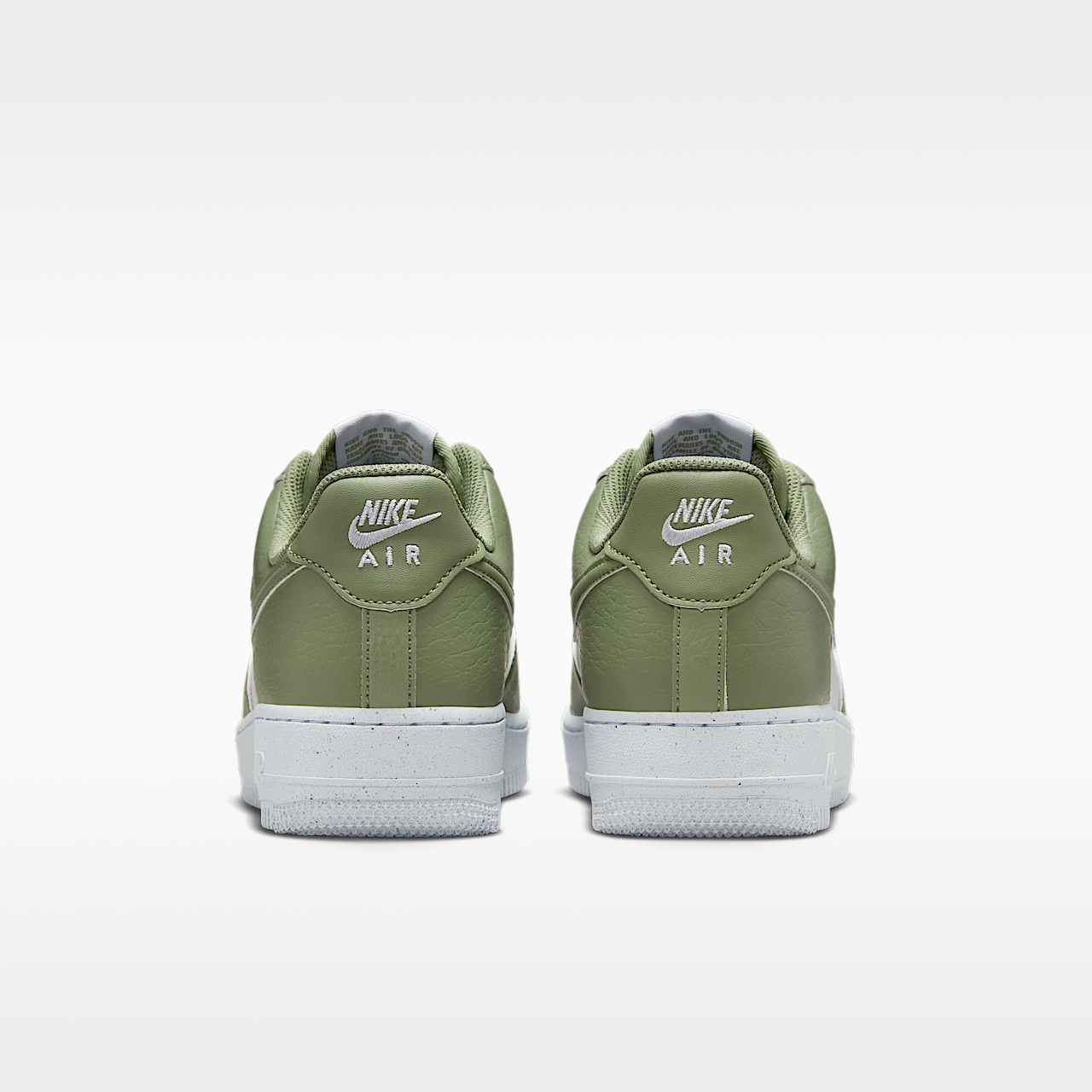 Nike Air Force 1 sneaker Wit/Wit/Oil Green
