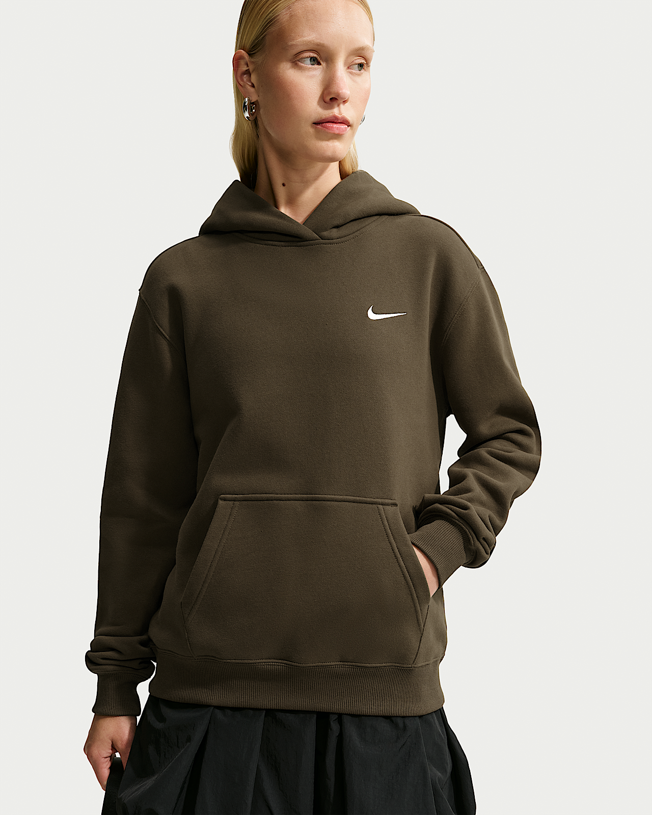 Женское худи Nike Studio Fleece Medium Weight Pullover Hoodie