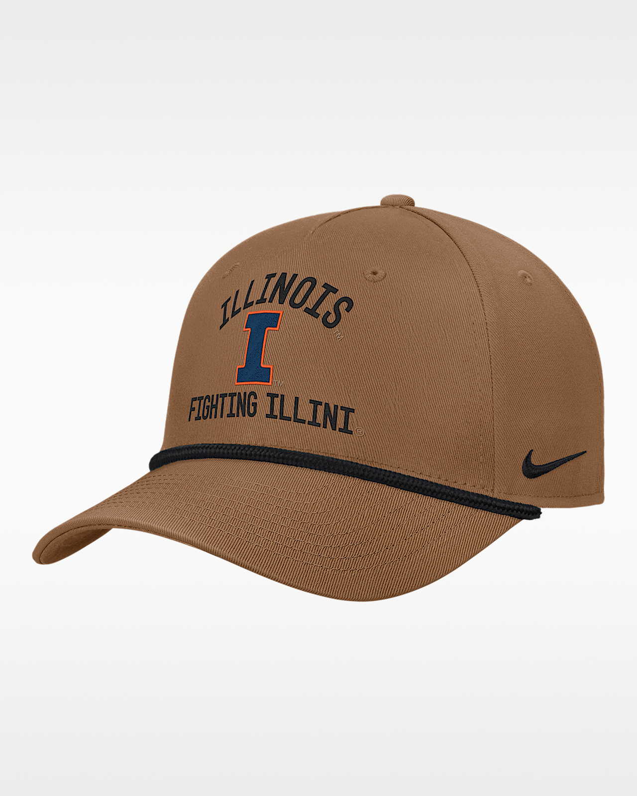 Мужские  Illinois 2026 Military Appreciation Rope Rise Nike College Adjustable Hat