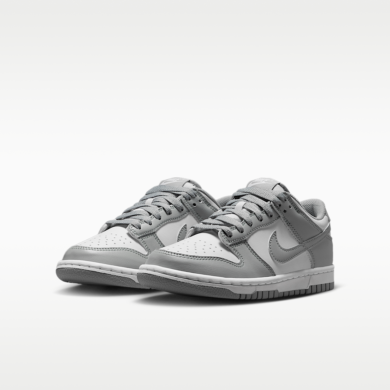 Nike Dunk Low sneaker Wit/Wit/Light Smoke Grey