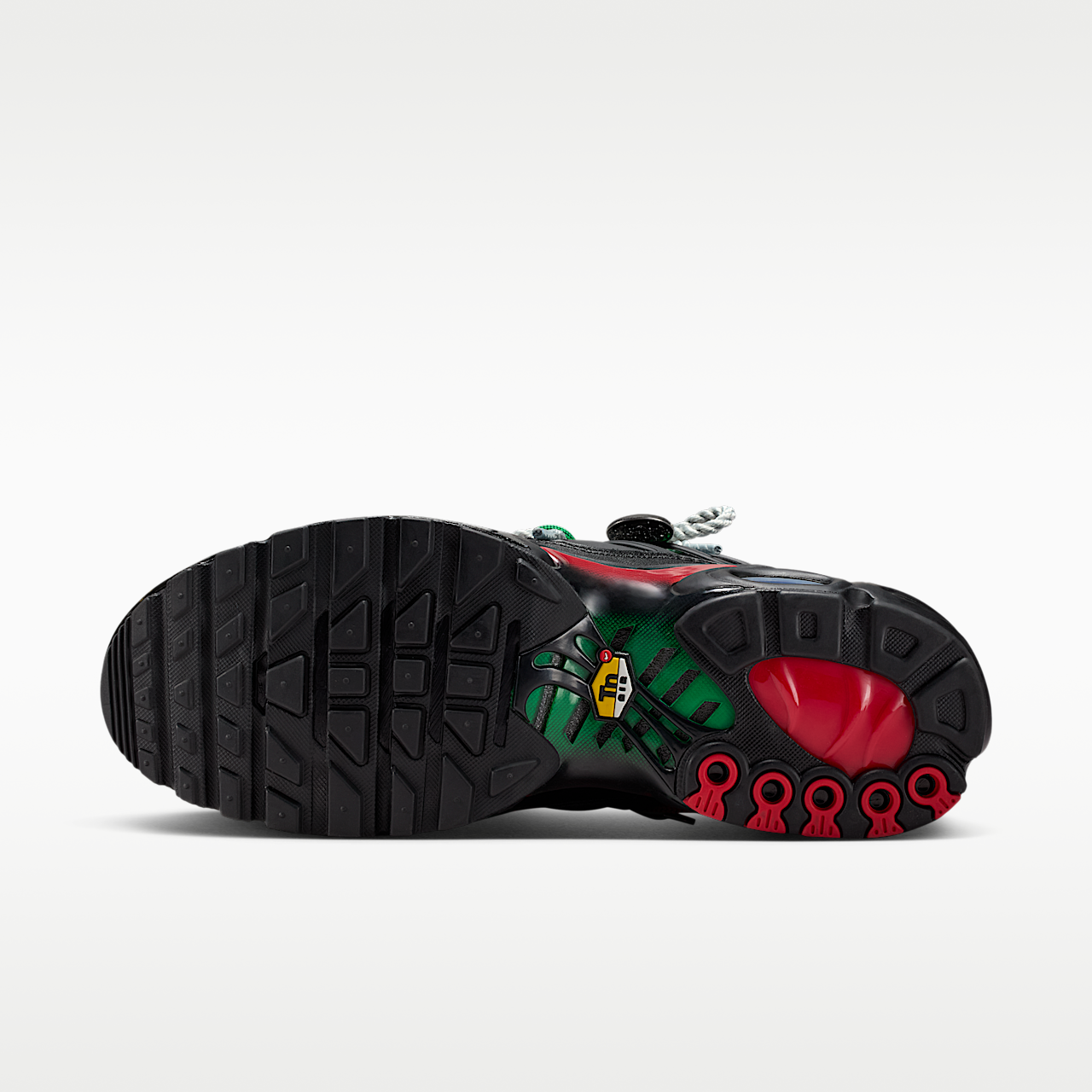 Nike Air Max Plus sneaker Zwart/University Red/Court Green