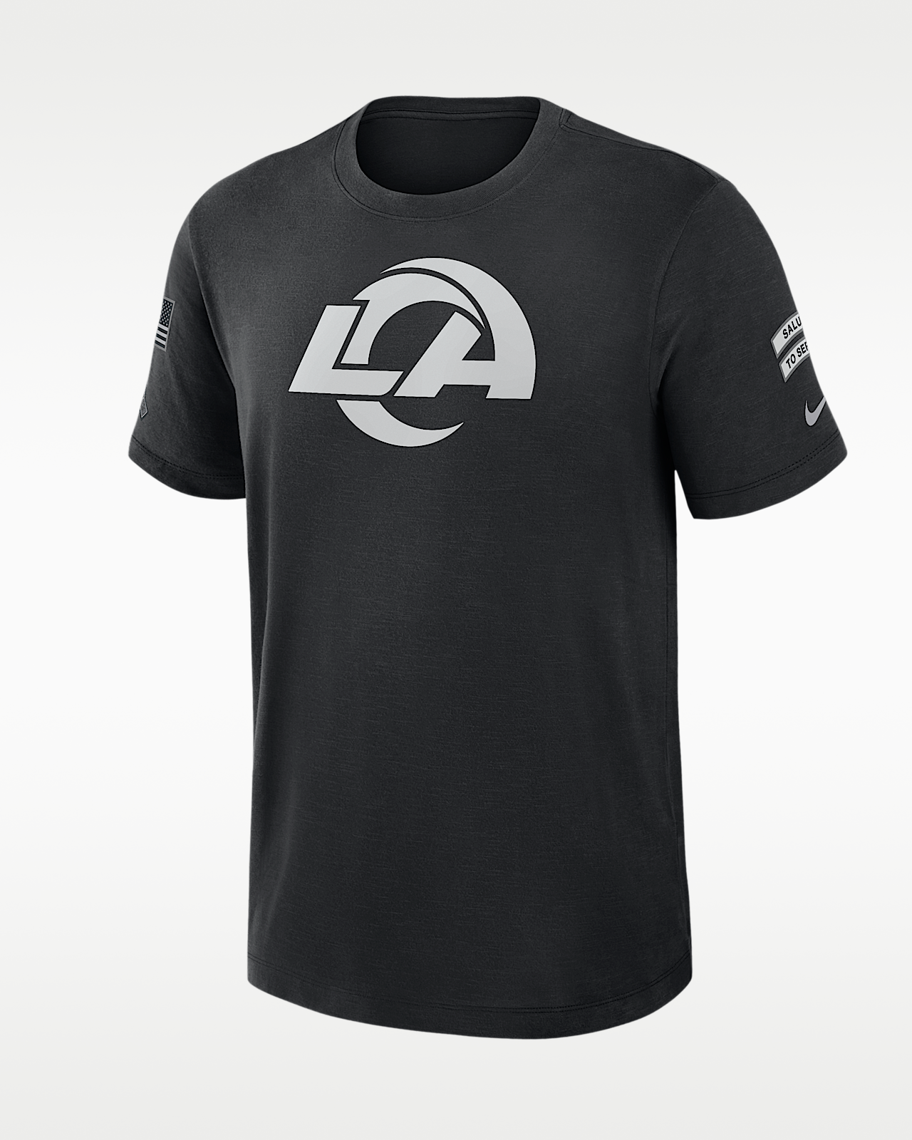 Мужская футболка Los Angeles Rams Salute to Service Slub Nike Dri-FIT NFL