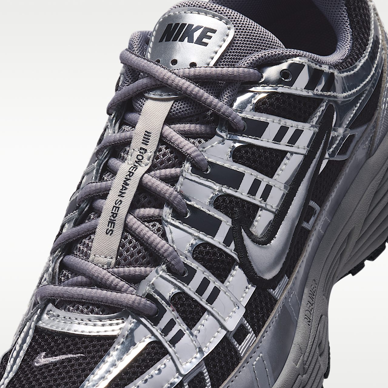 Nike P-6000 sneaker Zwart/Pencil Point/Dark Grey/Metallic Silver