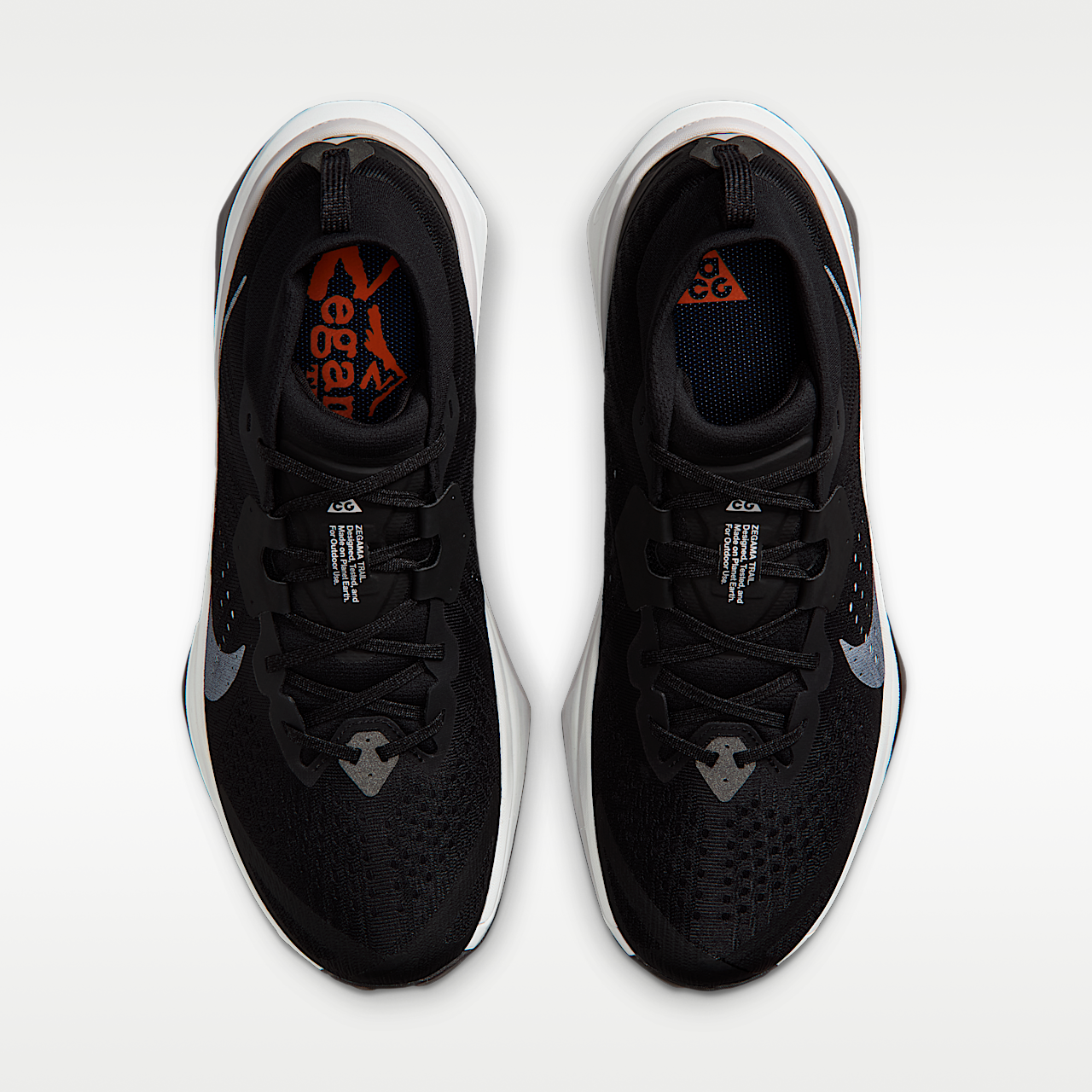 Nike  sneaker Zwart/Safety Orange/Anthracite/Summit White