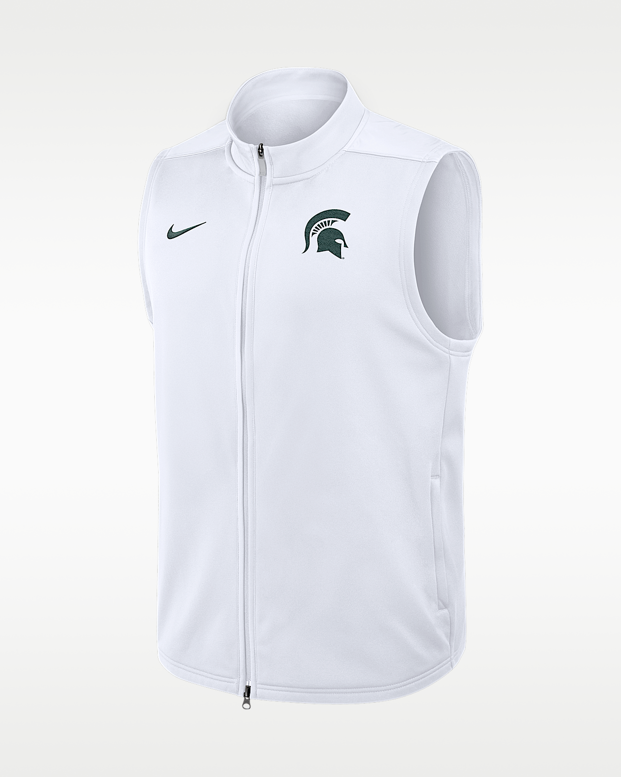 Мужская безрукавка Michigan State Primetime Victory Nike Therma-FIT College Full-Zip Vest