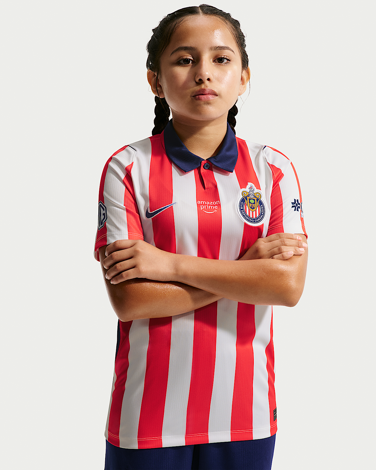 Детские джерси C.D. Guadalajara 2026/27 Stadium Home Big Kids' Nike Dri-FIT Soccer Replica Jersey