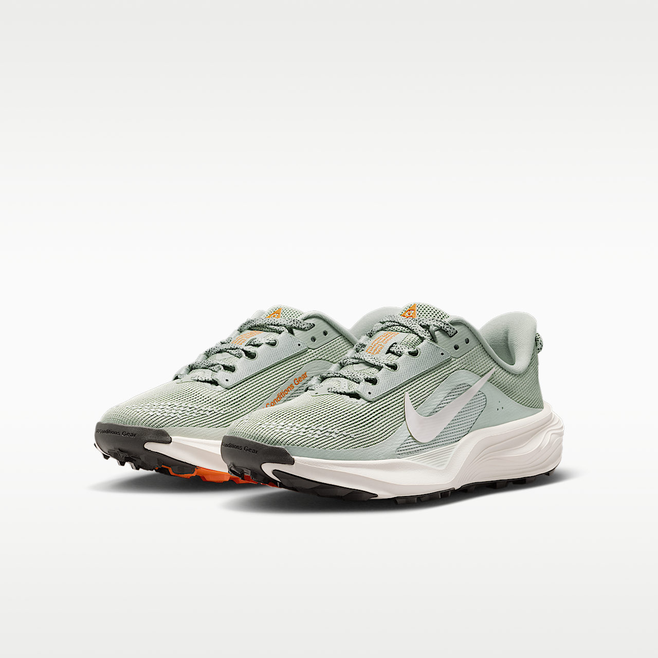 Nike ACG sneaker Jade Horizon/Light Silver/Safety Orange/Phantom