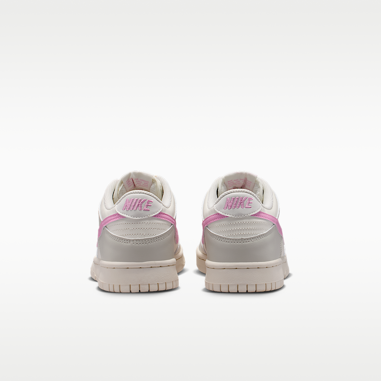 Nike Dunk Low sneaker Sail/Phantom/Light Bone/Pink Rise