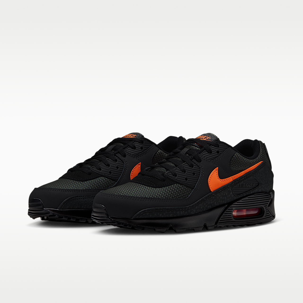Nike Air Max sneaker Cargo Khaki/Zwart/Off Noir/Total Orange