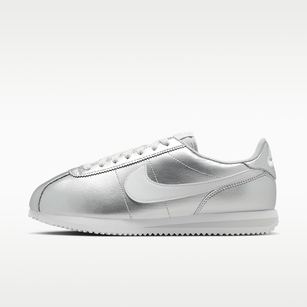 Nike Cortez sneaker Metallic Silver/Grey Fog/Wit