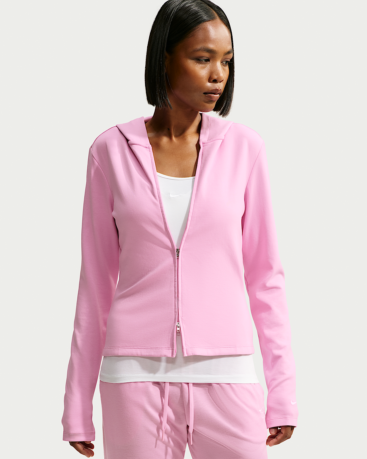 Женские  Nike Sportswear Chill Knit Slim Long-Sleeve Full-Zip Top