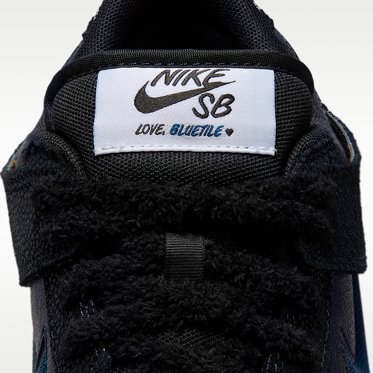Nike Dunk Low sneaker Zwart/Wit/Campfire Orange/Marina