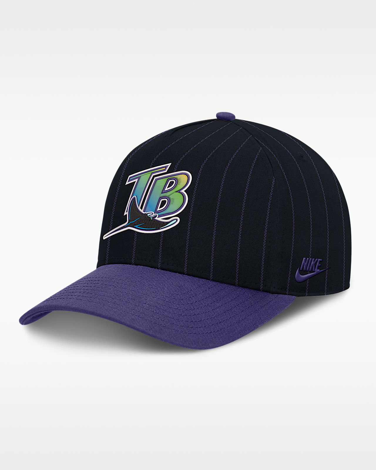 Мужские  Tampa Bay Rays Cooperstown Rise Nike MLB A-Frame Adjustable Hat