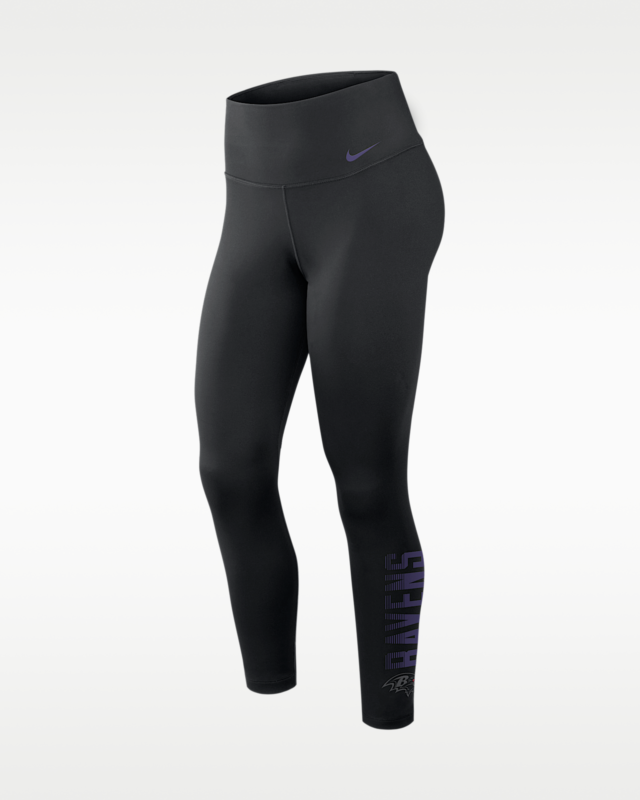 Женские тайтсы Baltimore Ravens Primetime One Nike Dri-FIT NFL High-Rise Leggings