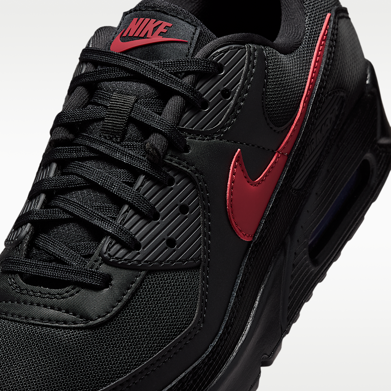 Nike Air Max sneaker Zwart/Zwart/Tough Red