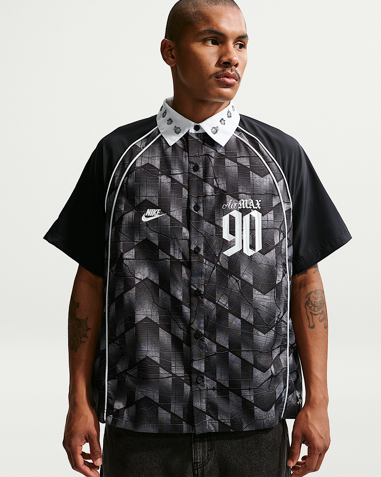 Мужские шорты Nike SB Mad 90 Pack "Hypervenom" Nike SB Dri-FIT Bowler Short-Sleeve Shirt