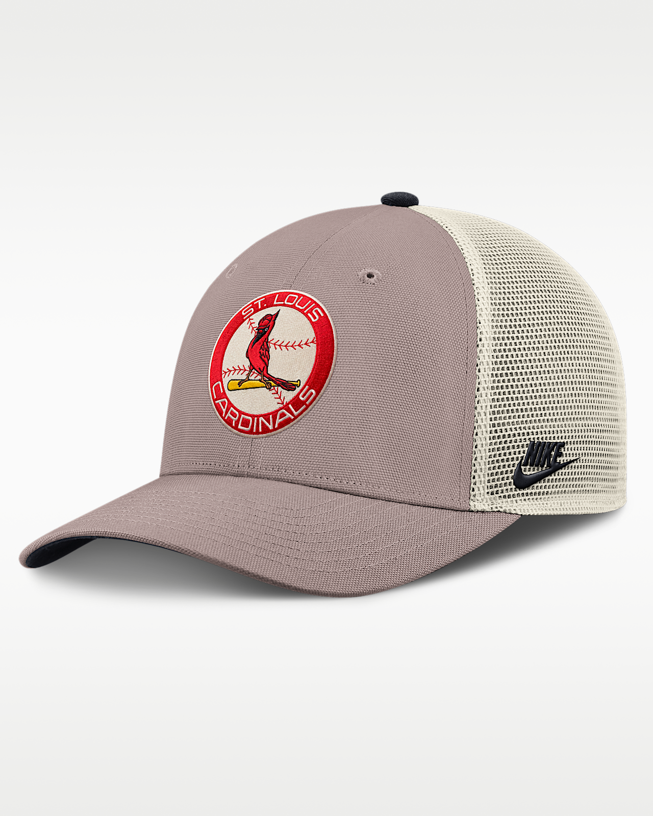 Мужские  St. Louis Cardinals Cooperstown Rise Nike MLB Adjustable Trucker Hat