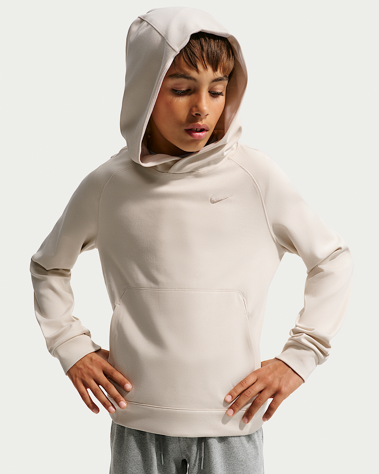 Детское худи Nike Primary Nanoknit Big Kids' (Boys') Dri-FIT UV Protection Pullover Hoodie