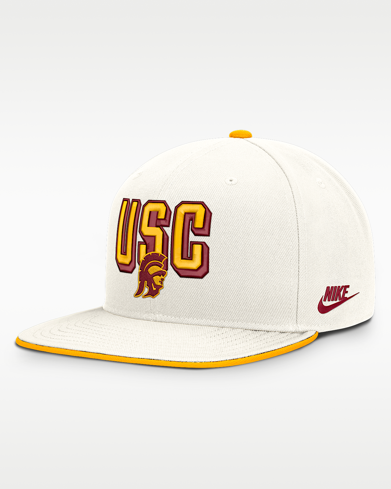 Мужские  USC Legacy Letter Mascot Pro Nike Dri-FIT College Adjustable Hat