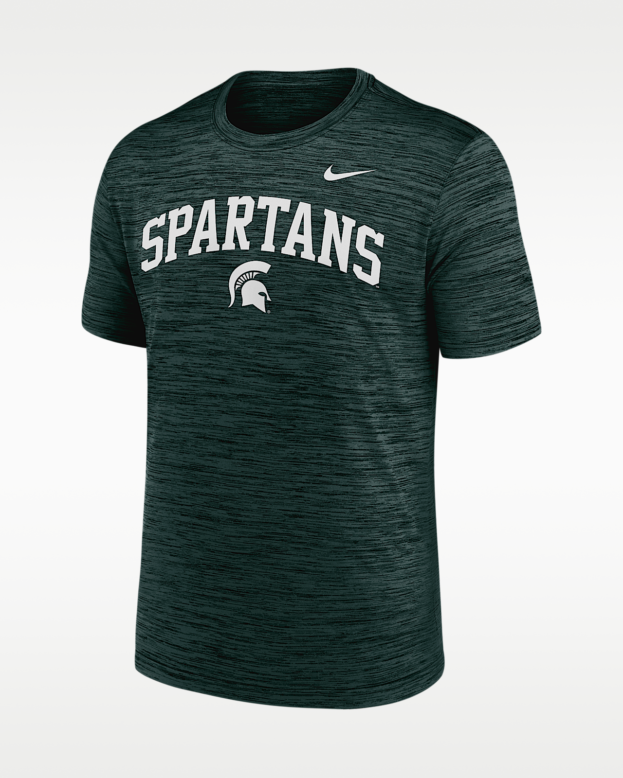 Мужская футболка Michigan State Primetime Arch Logo Velocity Nike Dri-FIT College
