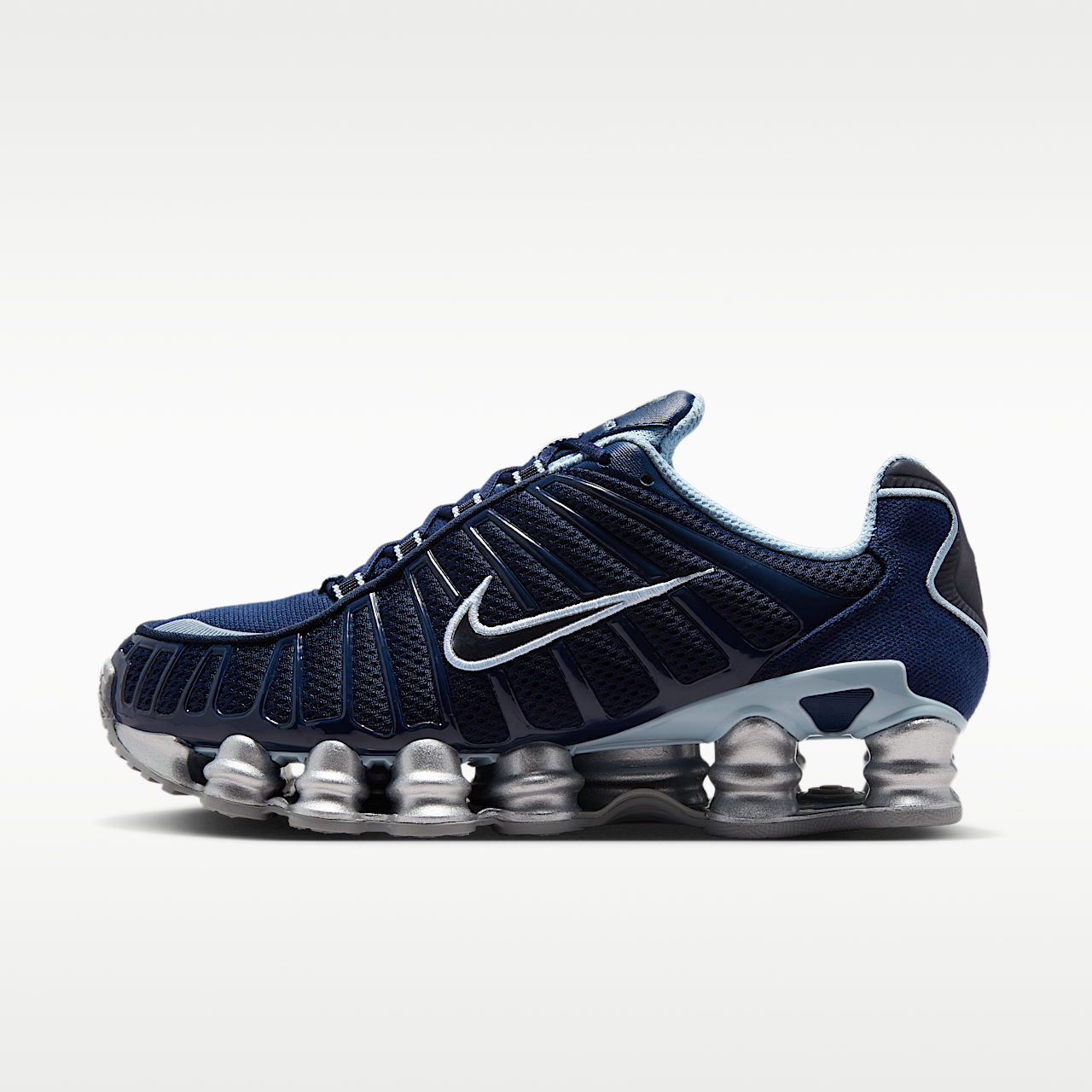 Nike Nike Shox sneaker Obsidian/Light Armory Blue/Flat Silver/Metallic Platinum