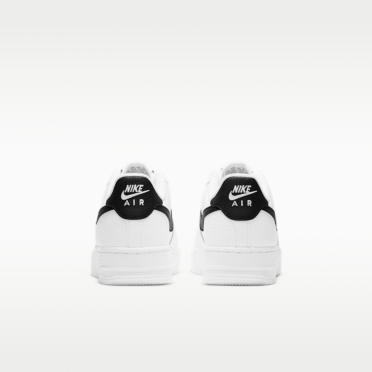 Nike Air Force 1 sneaker Wit/Zwart