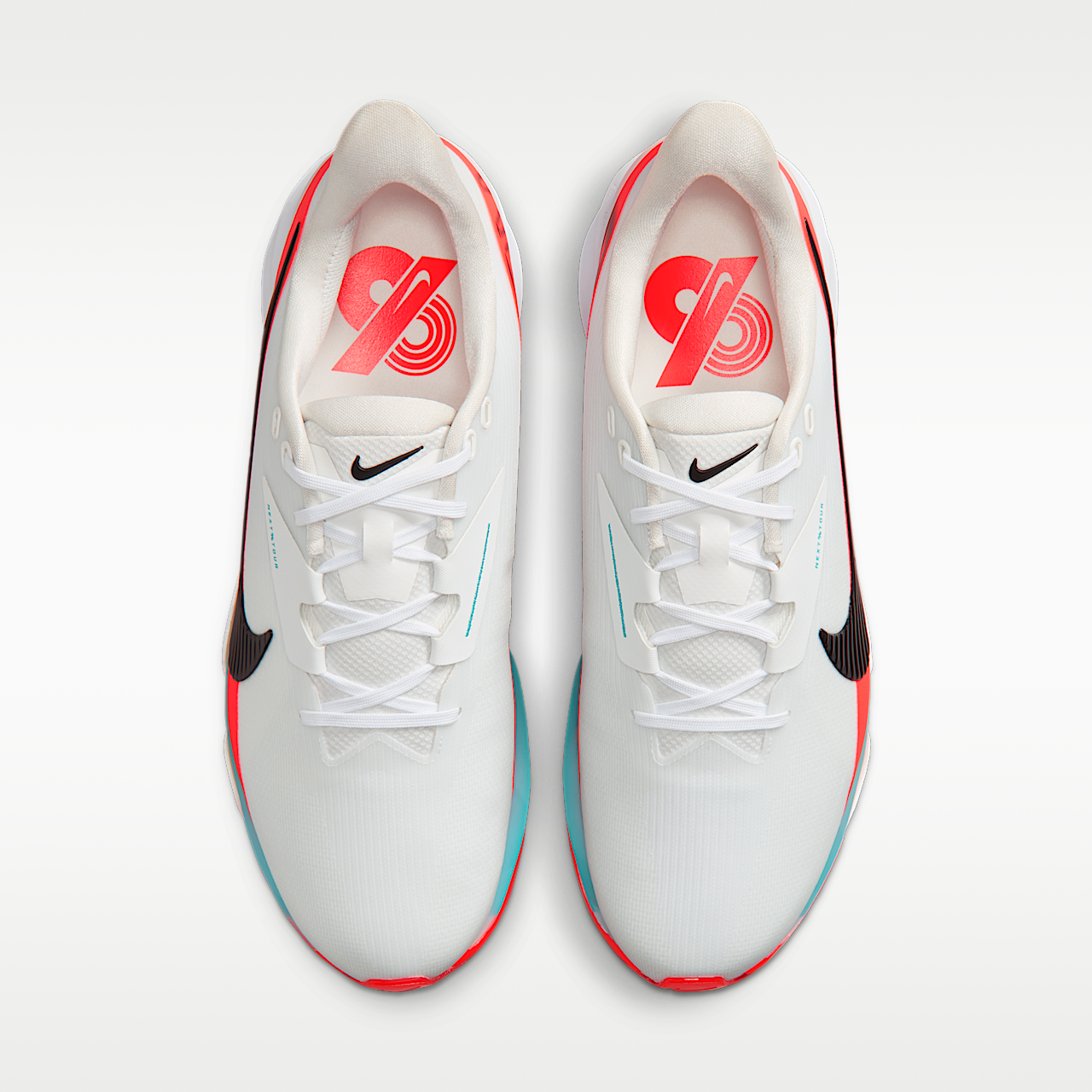 Nike  sneaker Summit White/Bright Crimson/Dusty Cactus/Zwart