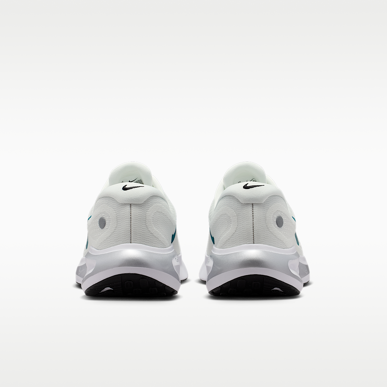 Nike  sneaker Summit White/Zwart/Metallic Silver/Bright Spruce