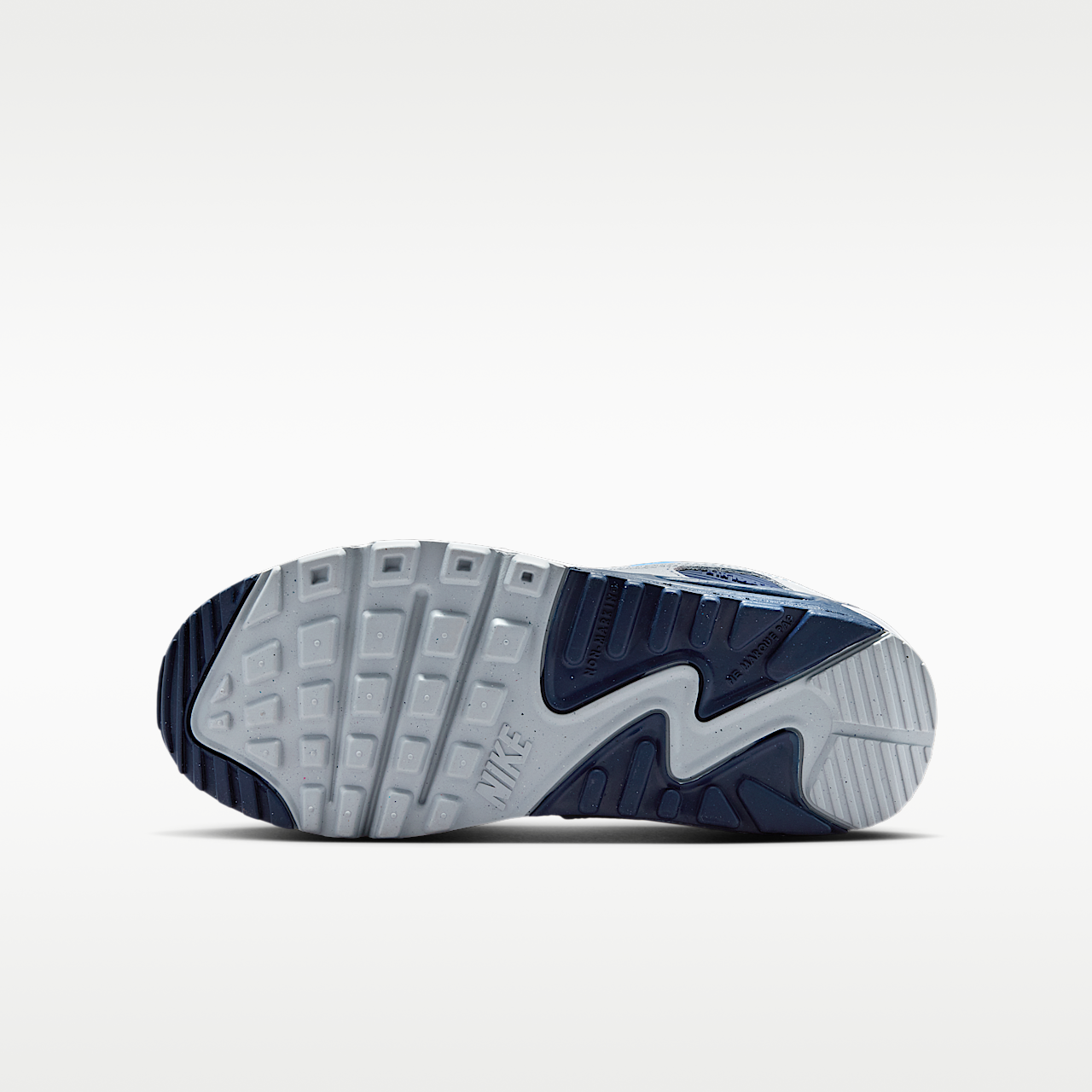 Nike Air Max sneaker Wit/Midnight Navy/Football Grey/Blue Crystal