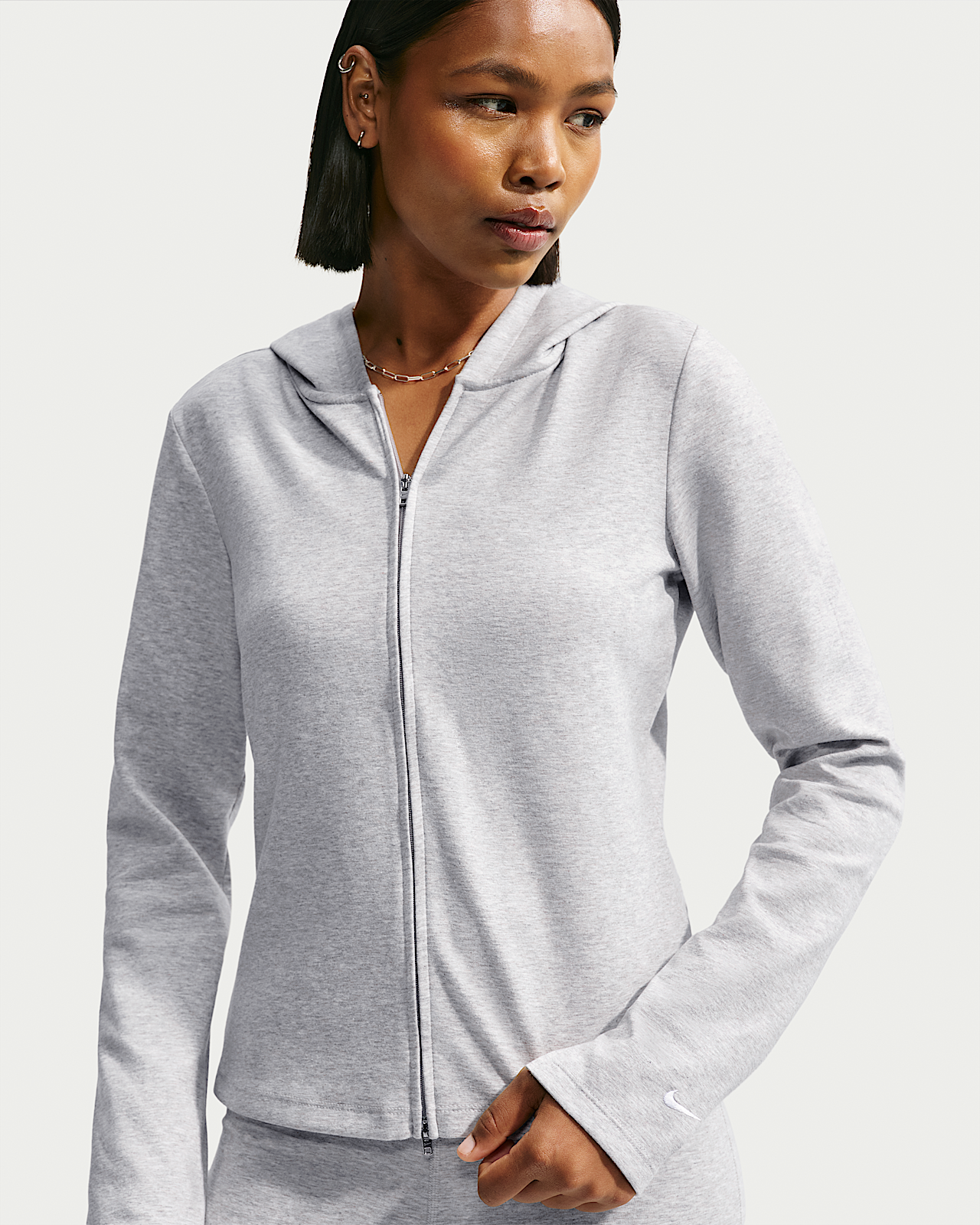 Женские  Nike Sportswear Chill Knit Slim Long-Sleeve Full-Zip Top