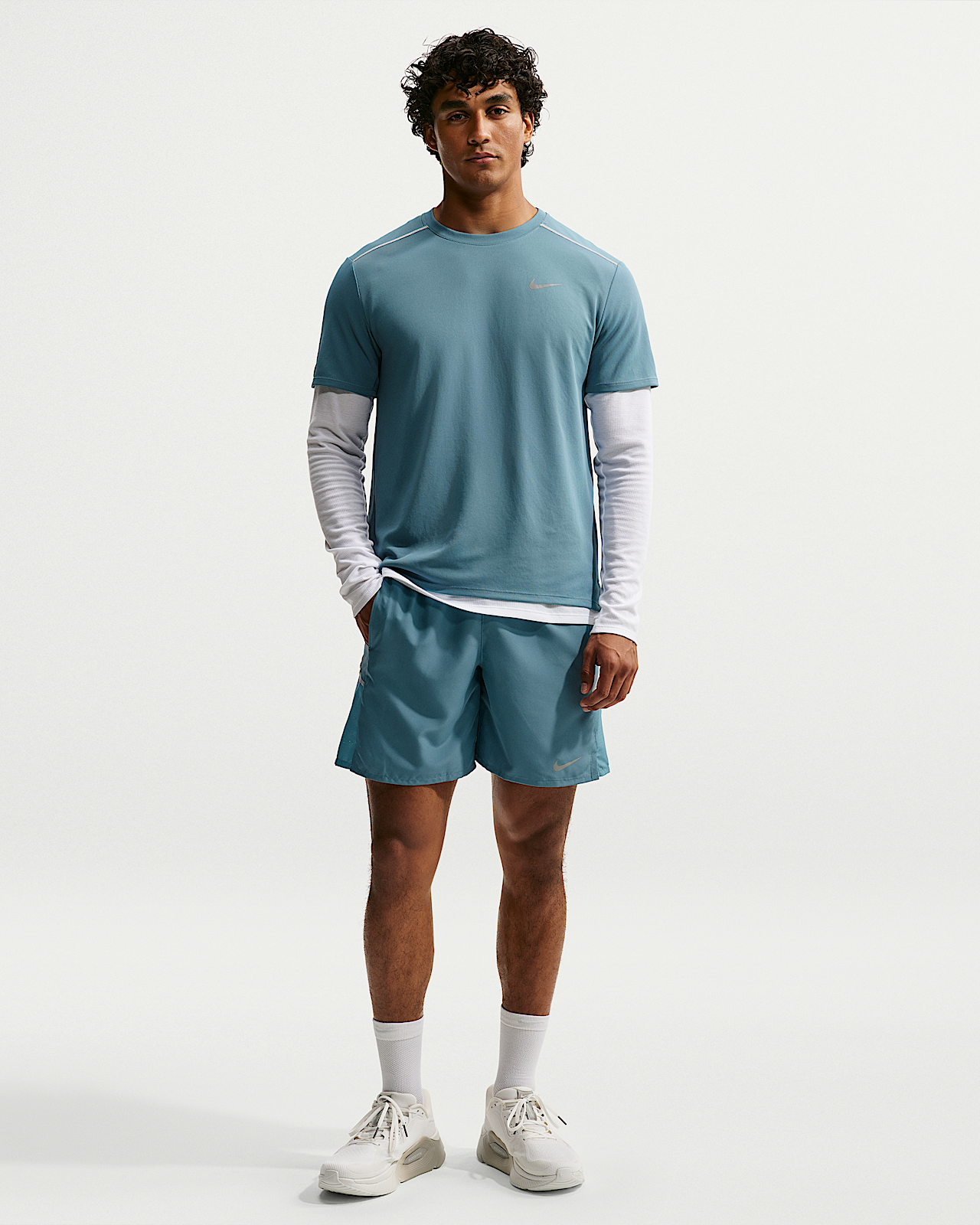 Мужские шорты Nike Miler Dri-FIT 7" Brief-Lined Shorts для бега