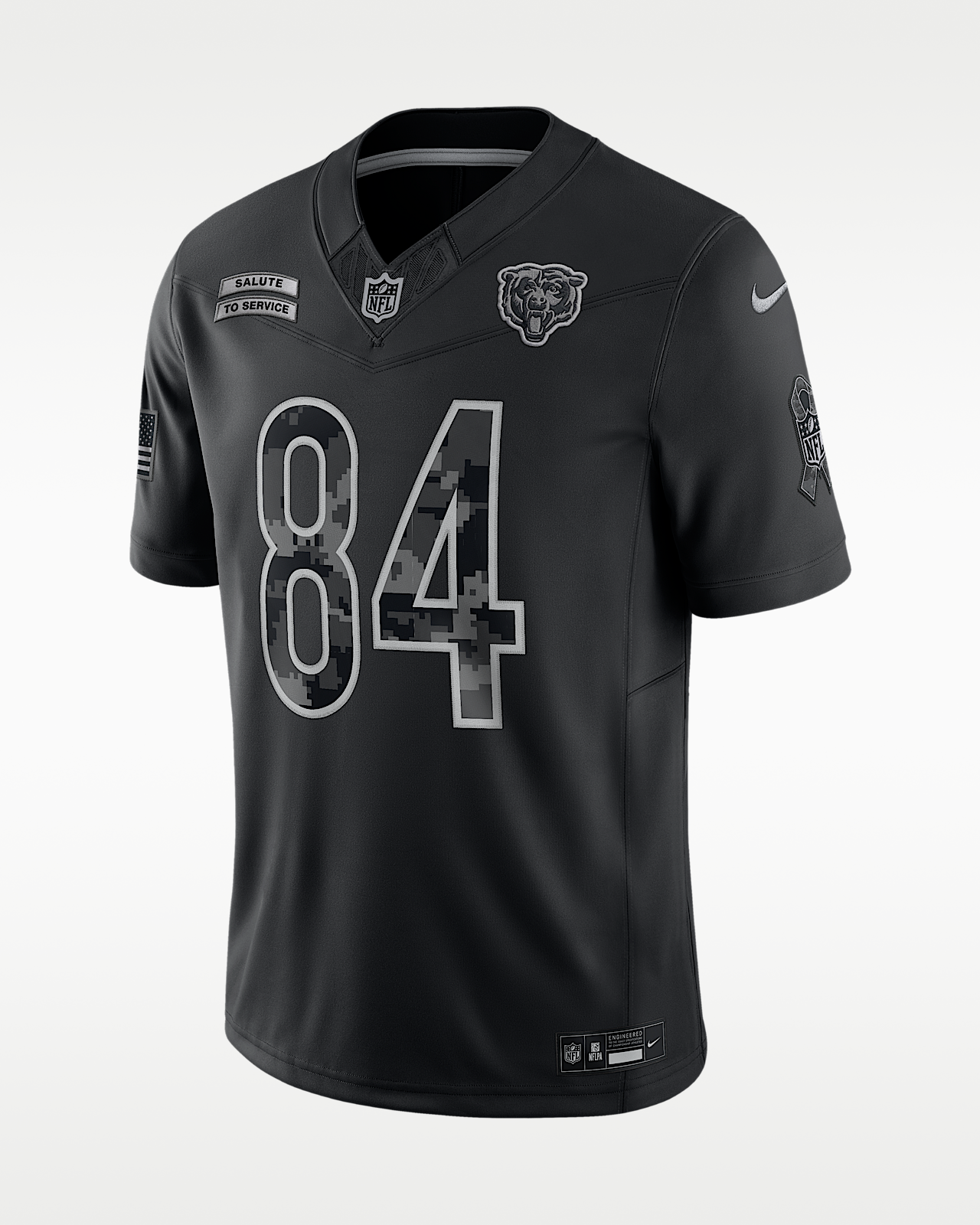 Мужские джерси Colston Loveland Chicago Bears Salute to Service Nike Dri-FIT NFL Limited Jersey