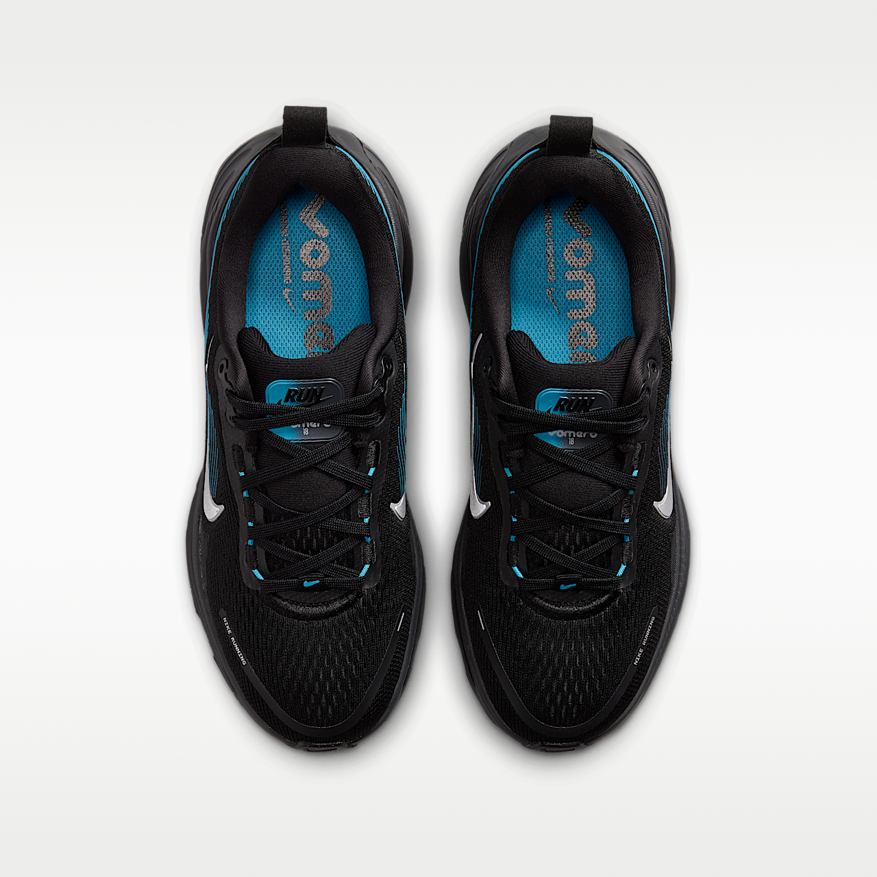 Nike Vomero sneaker Zwart/Light Current Blue/Anthracite/Silver