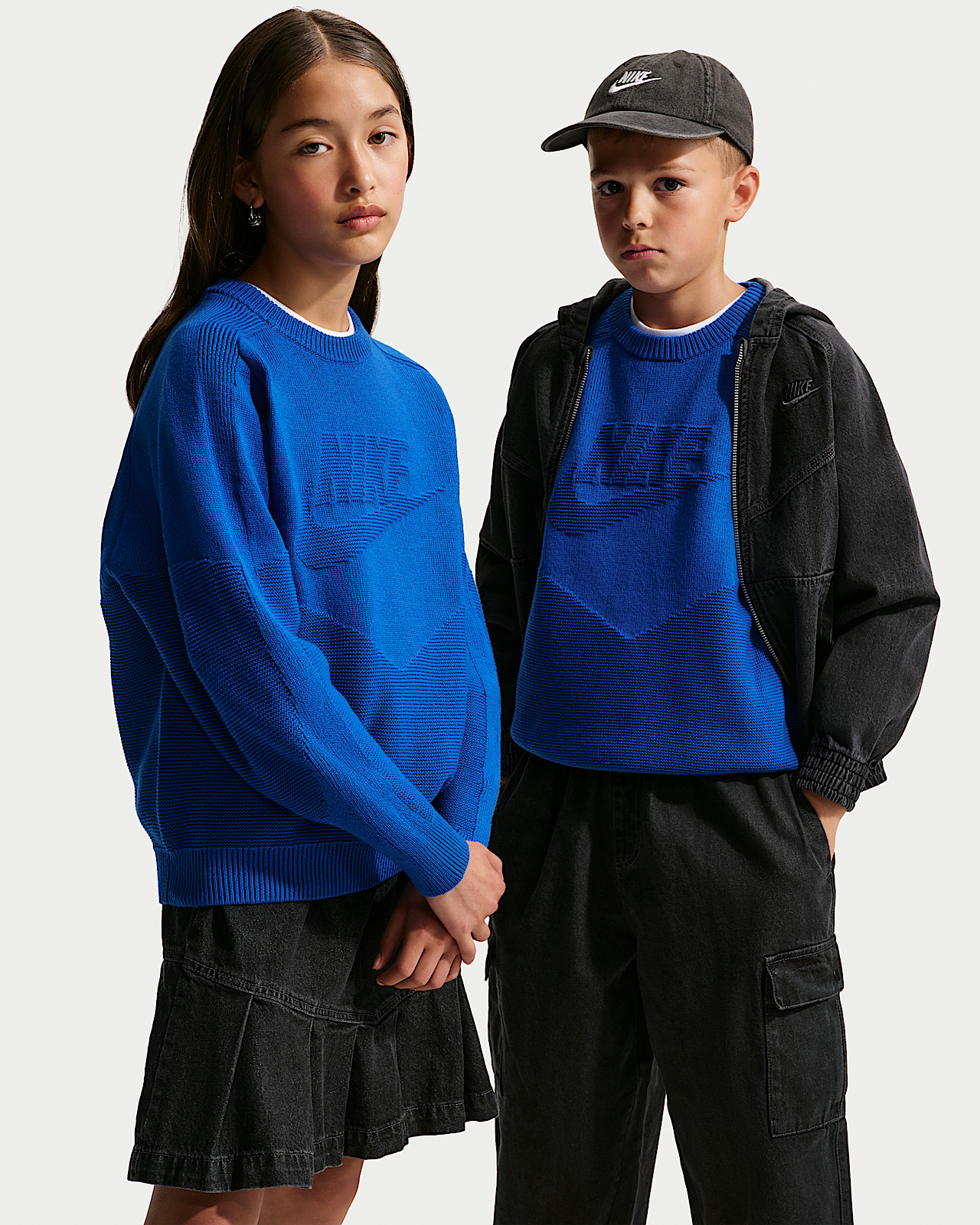 Детские  Nike Sportswear Big Kids' Crew-Neck Sweater