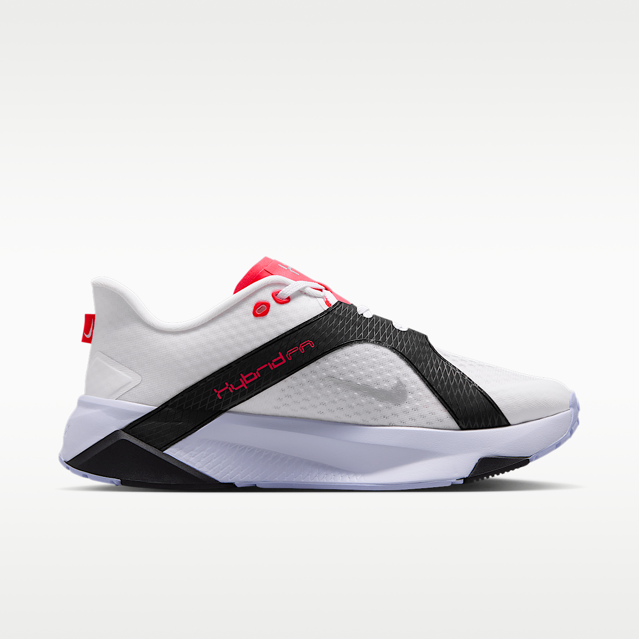 Nike  sneaker Wit/Zwart/Laser Crimson/Metallic Silver