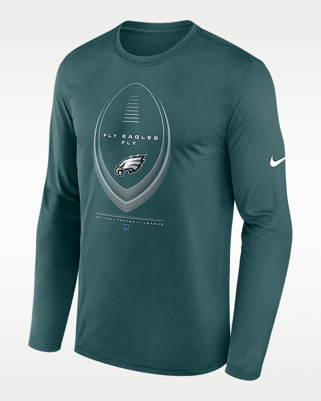 Мужская футболка Philadelphia Eagles Legend Icon Nike Dri-FIT NFL Long-Sleeve