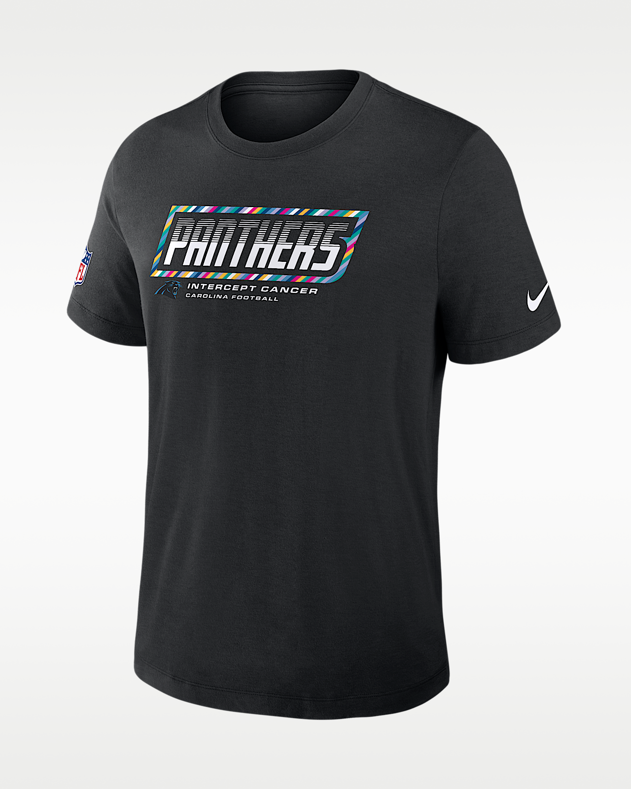 Мужская футболка Carolina Panthers Crucial Catch Sideline Nike Dri-FIT NFL