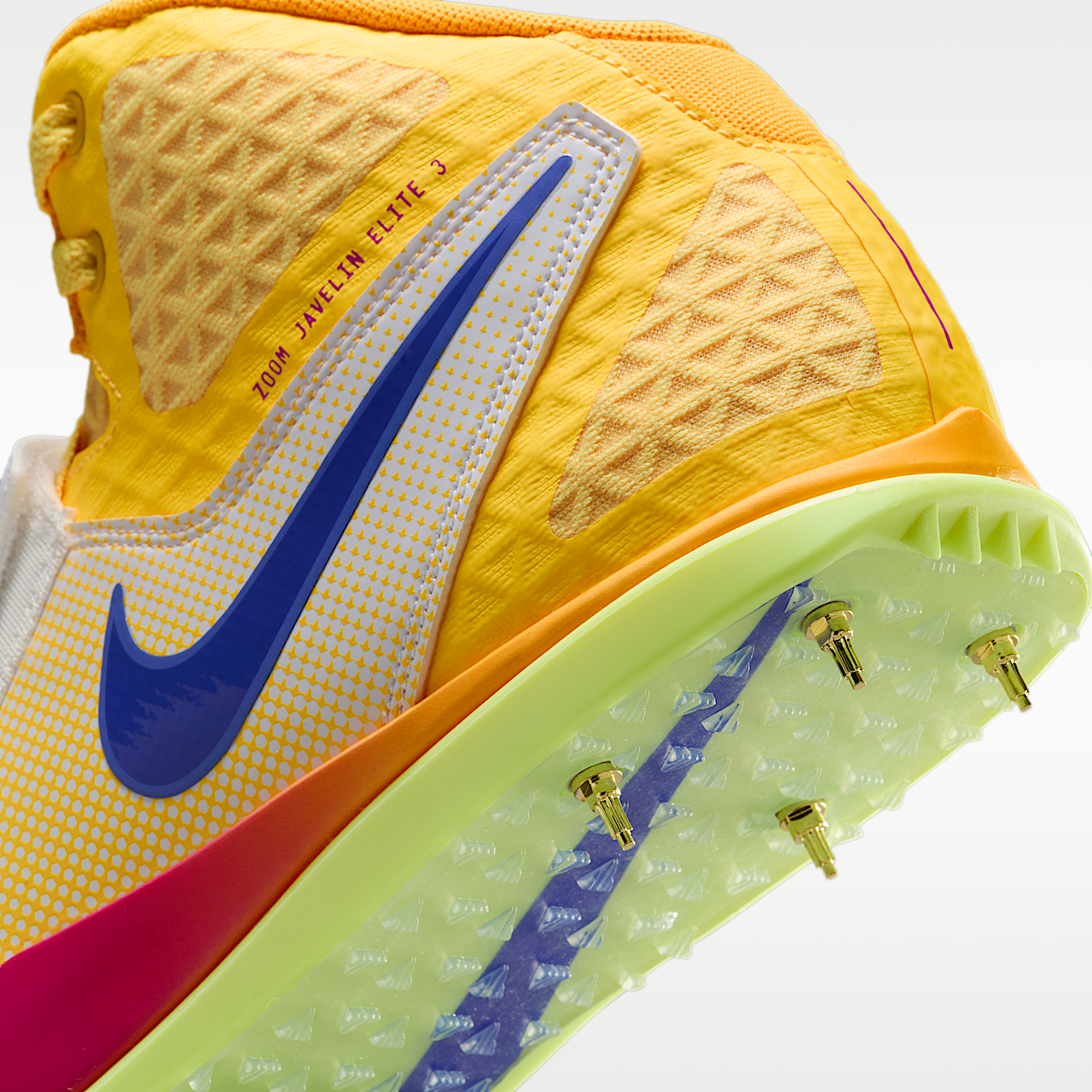 Nike  sneaker Citron Pulse/Wit/Laser Orange/Indigo Burst