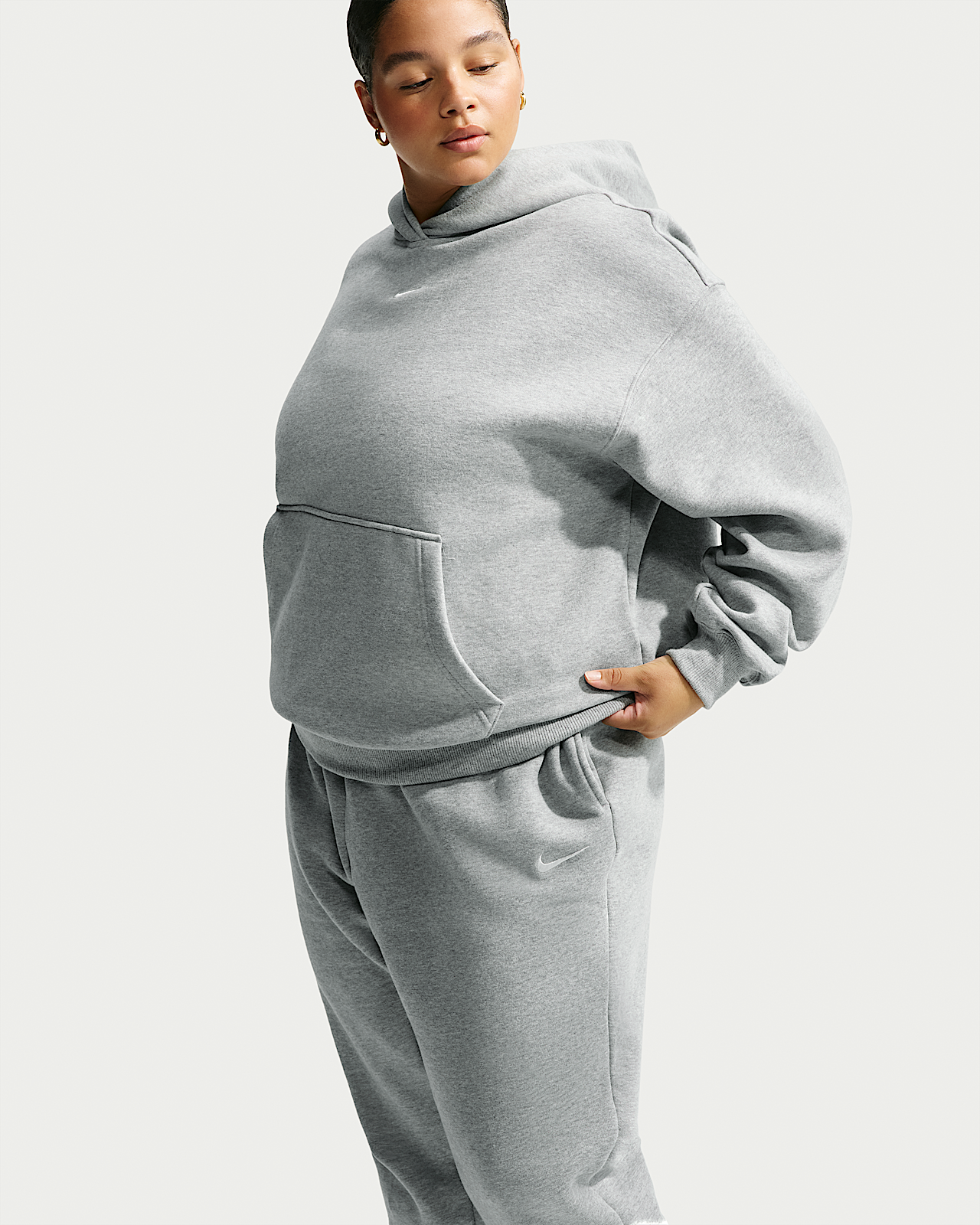 Женское худи Nike Studio Fleece Medium Weight Oversized Pullover Hoodie