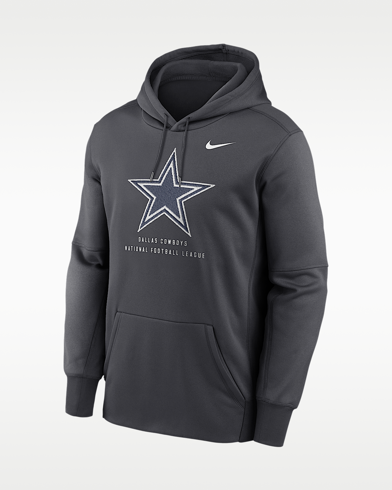 Мужское худи Dallas Cowboys Nike Therma NFL Pullover Hoodie