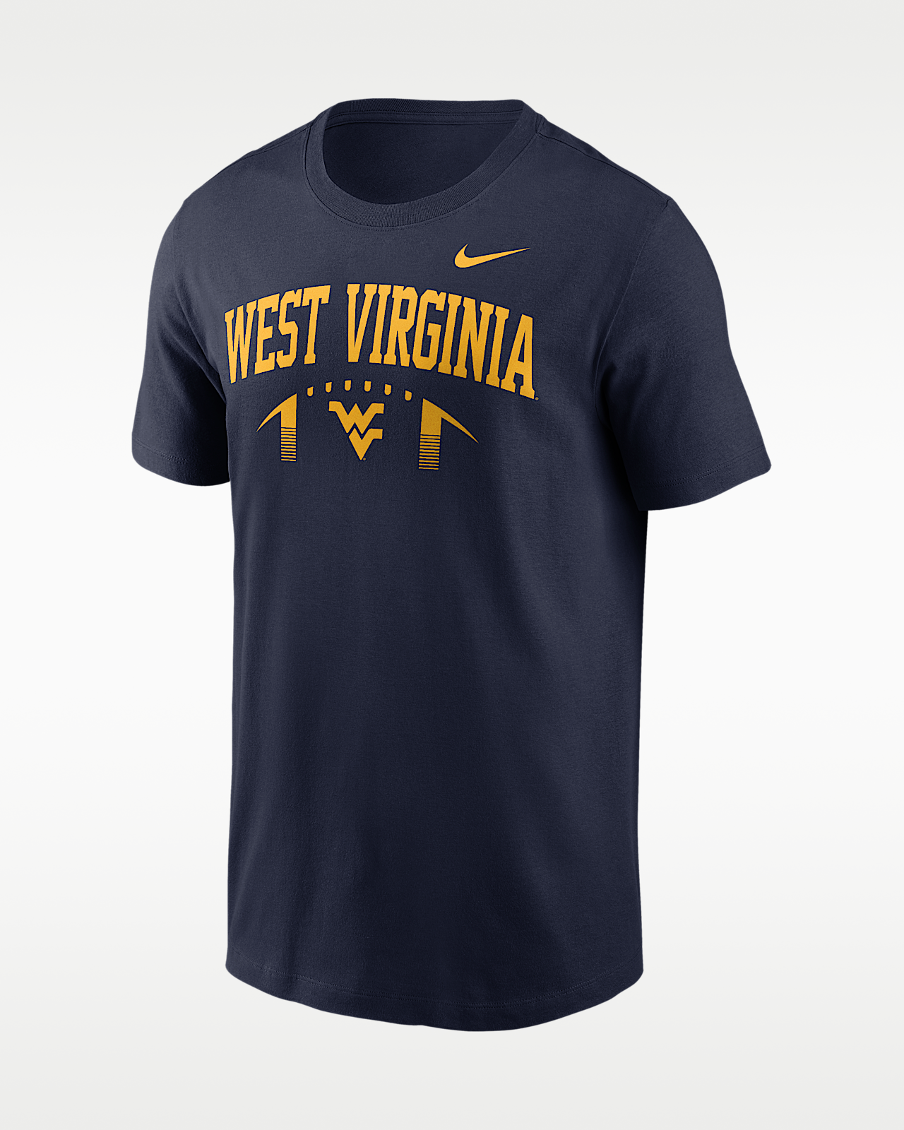 Мужская футболка West Virginia Primetime Football Icon Nike College для футбола