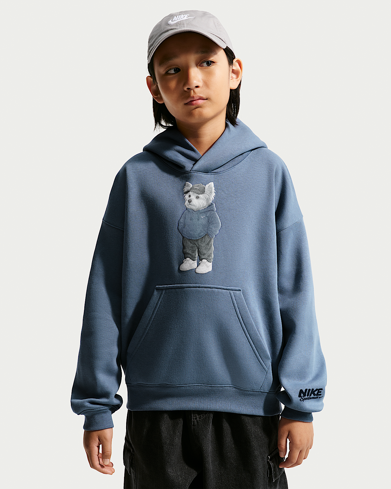 Детское худи Nike Sportswear Club Fleece Big Kids' Oversized Hoodie