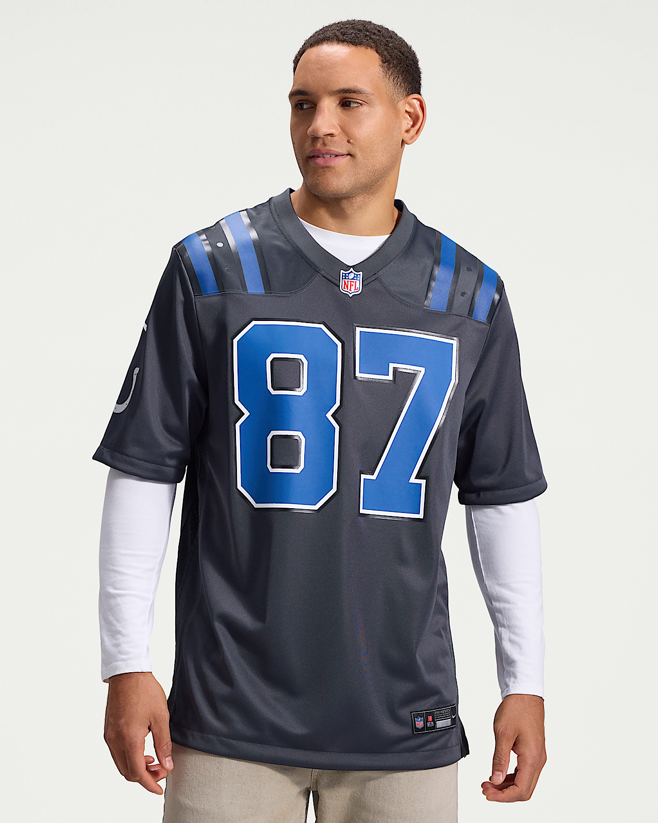 Мужские джерси Reggie Wayne Indianapolis Colts Rivalries Collection Nike NFL Game Jersey