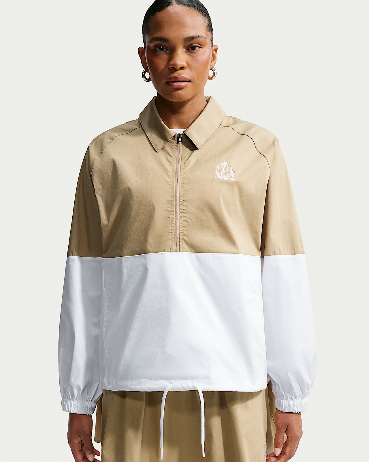 Женская куртка Nike Sportswear Oversized Poplin 1/2-Zip