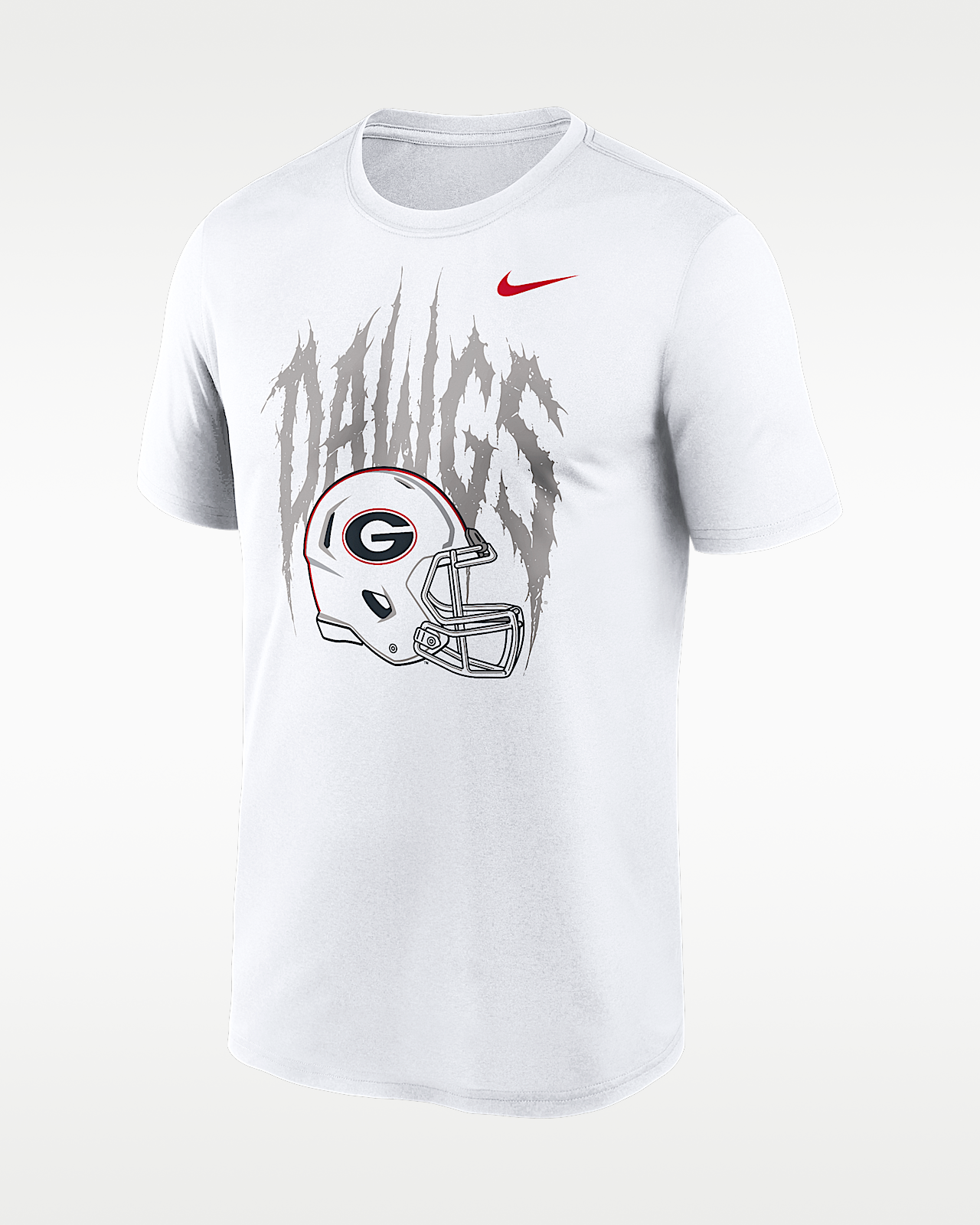 Мужская футболка Georgia 2026 White Out Dawgs Nike Dri-FIT College