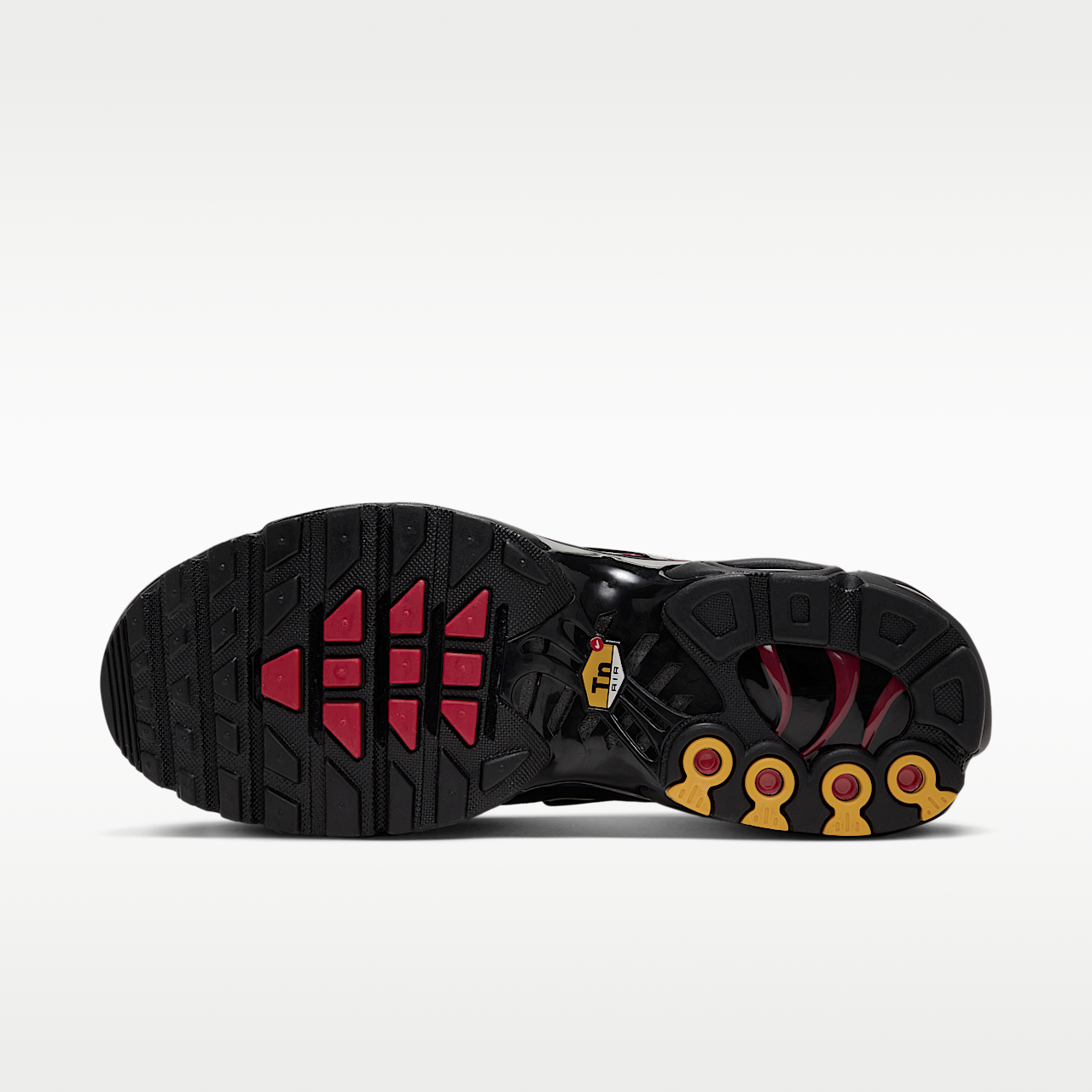 Nike Air Max Plus sneaker Tough Red/Wit/Yellow Ochre/Zwart