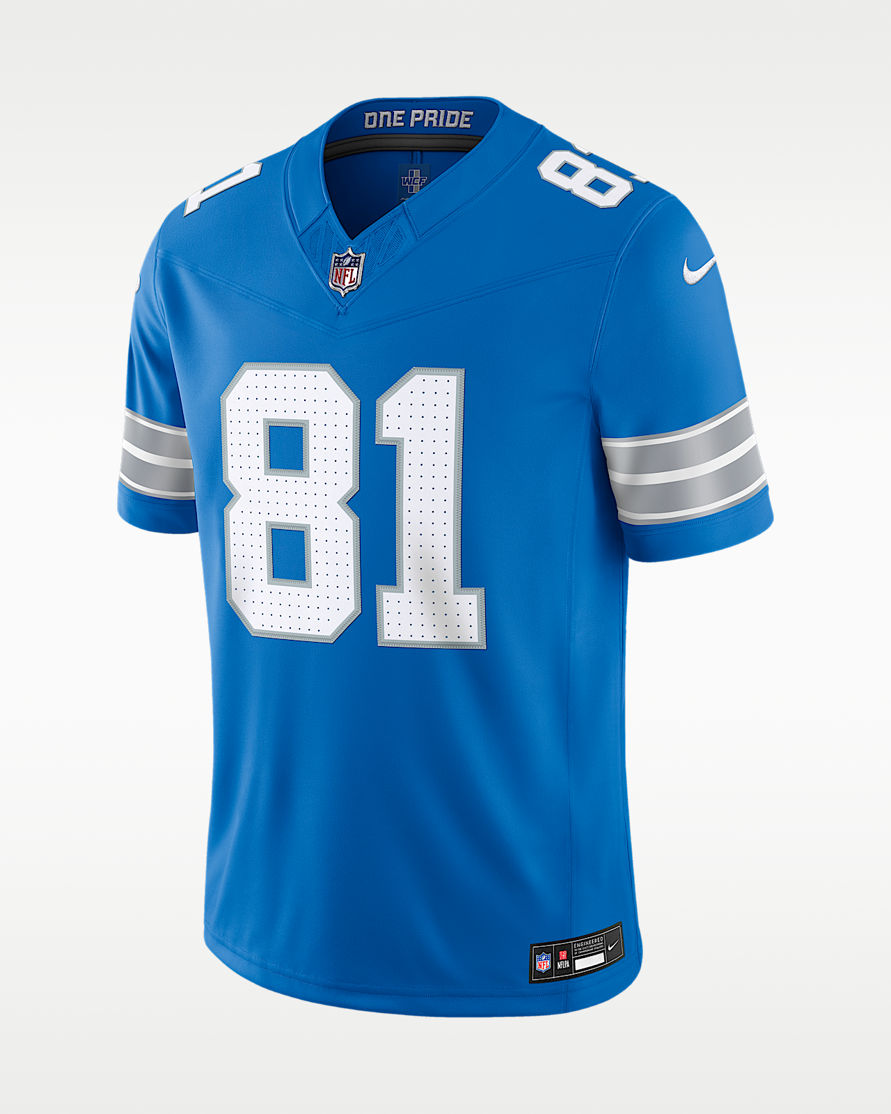 Мужские джерси Calvin Johnson Detroit Lions Retired Nike Dri-FIT NFL Limited Jersey